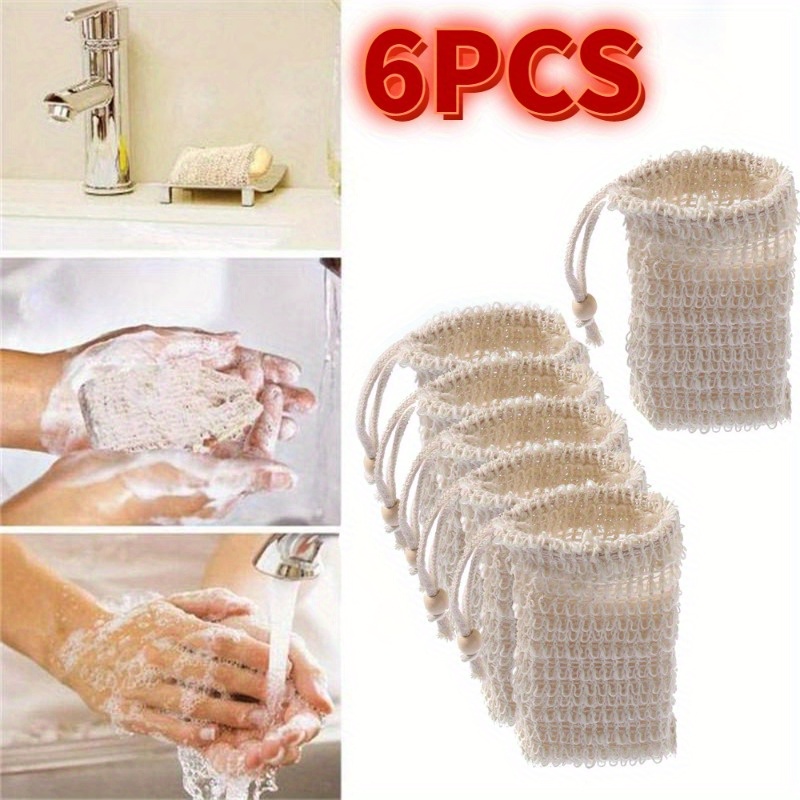 Eco Sponge - Soap Bag Set Natural Ramie Mesh