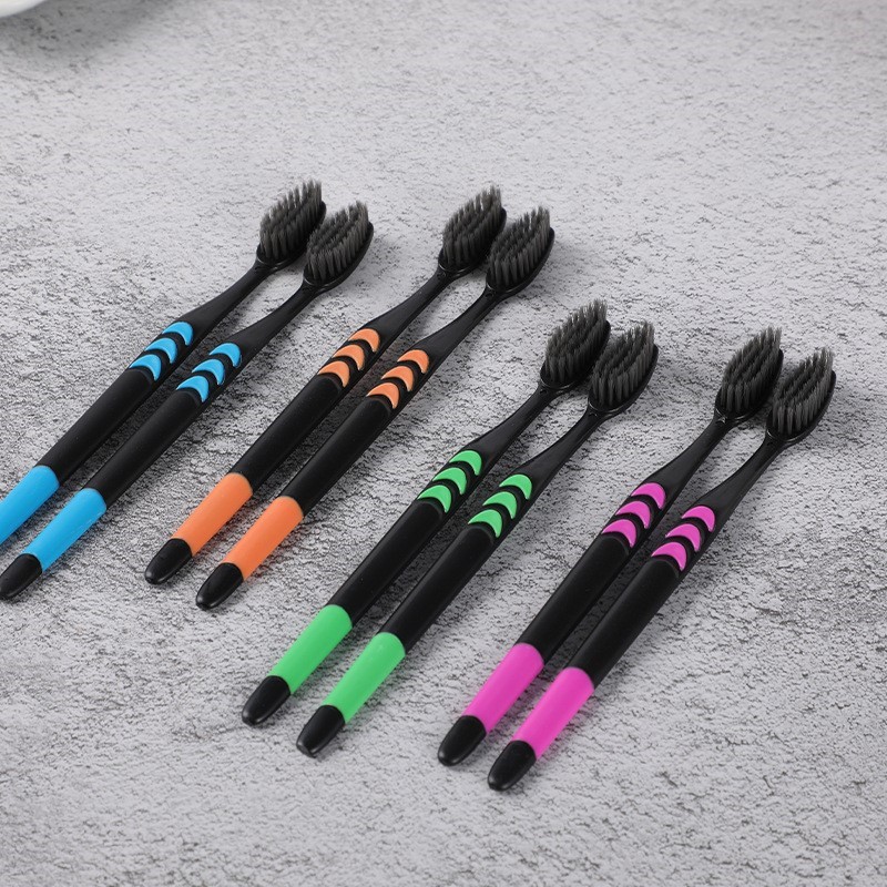 1pcs Bamboo Charcoal Soft-Bris - Bamboo Toothbrush 评论和价格