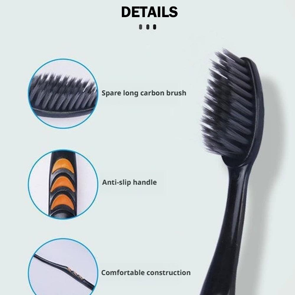 10Pcs Family Pack Bamboo Charc - Bamboo Toothbrush 评论和价格