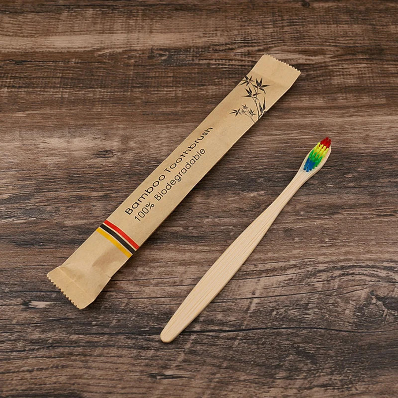 5/15pcs Colorful Toothbrush Na - Bamboo Toothbrush 评论和价格