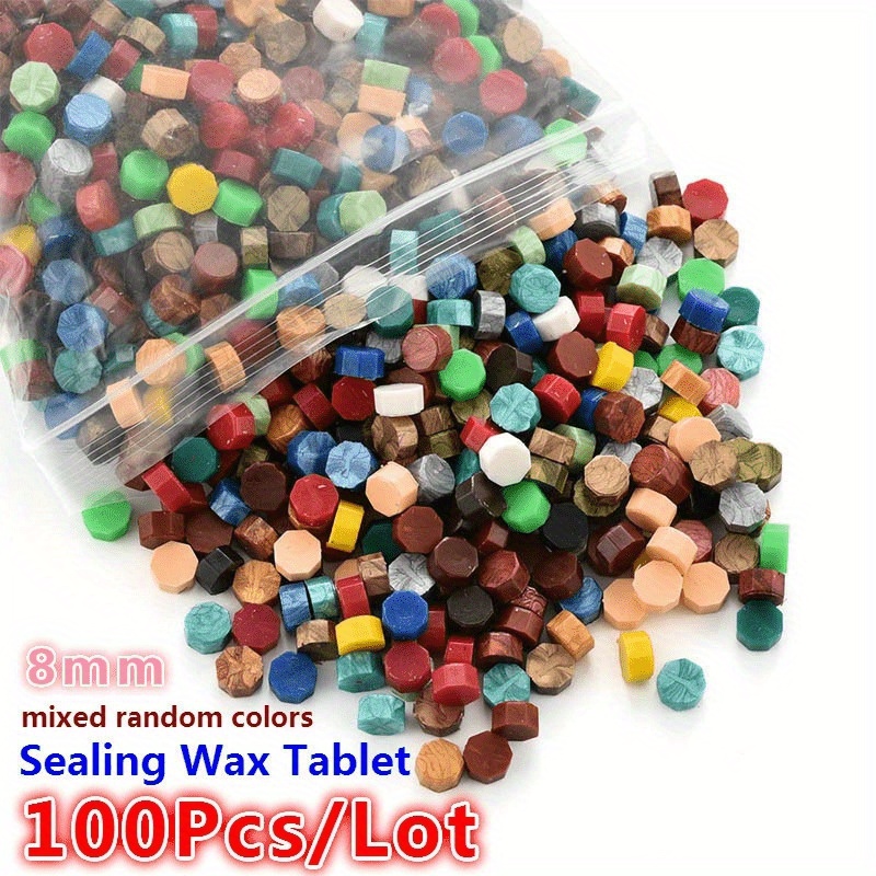 100Pc Retro Sealing Wax Octago - Beeswax Wrap 评论和价格