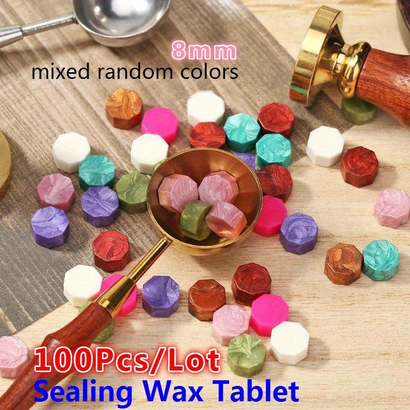100Pc Retro Sealing Wax Octago - Beeswax Wrap 评论和价格