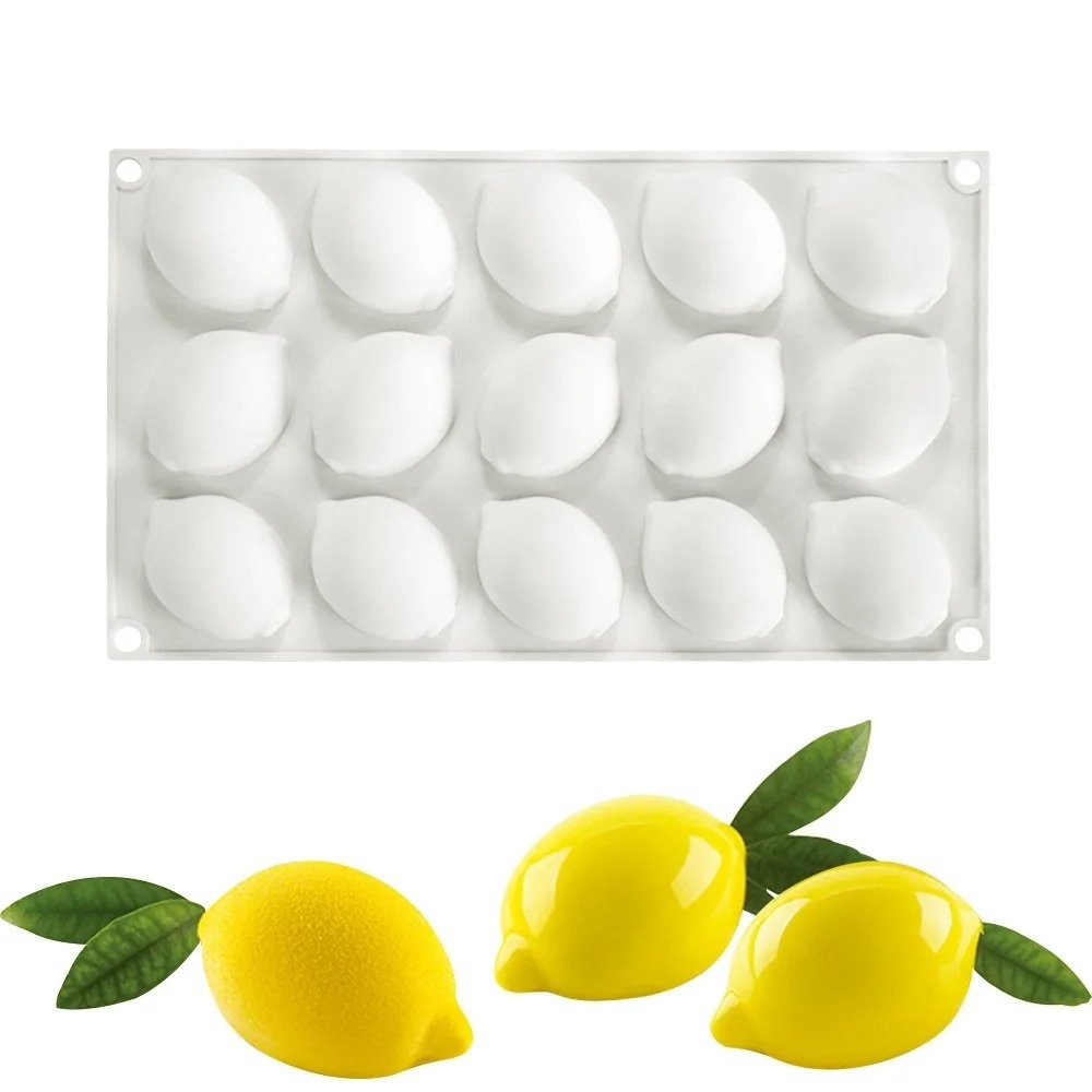 15 Cavity Lemon Food Silicone  - Eco Soap 评论和价格