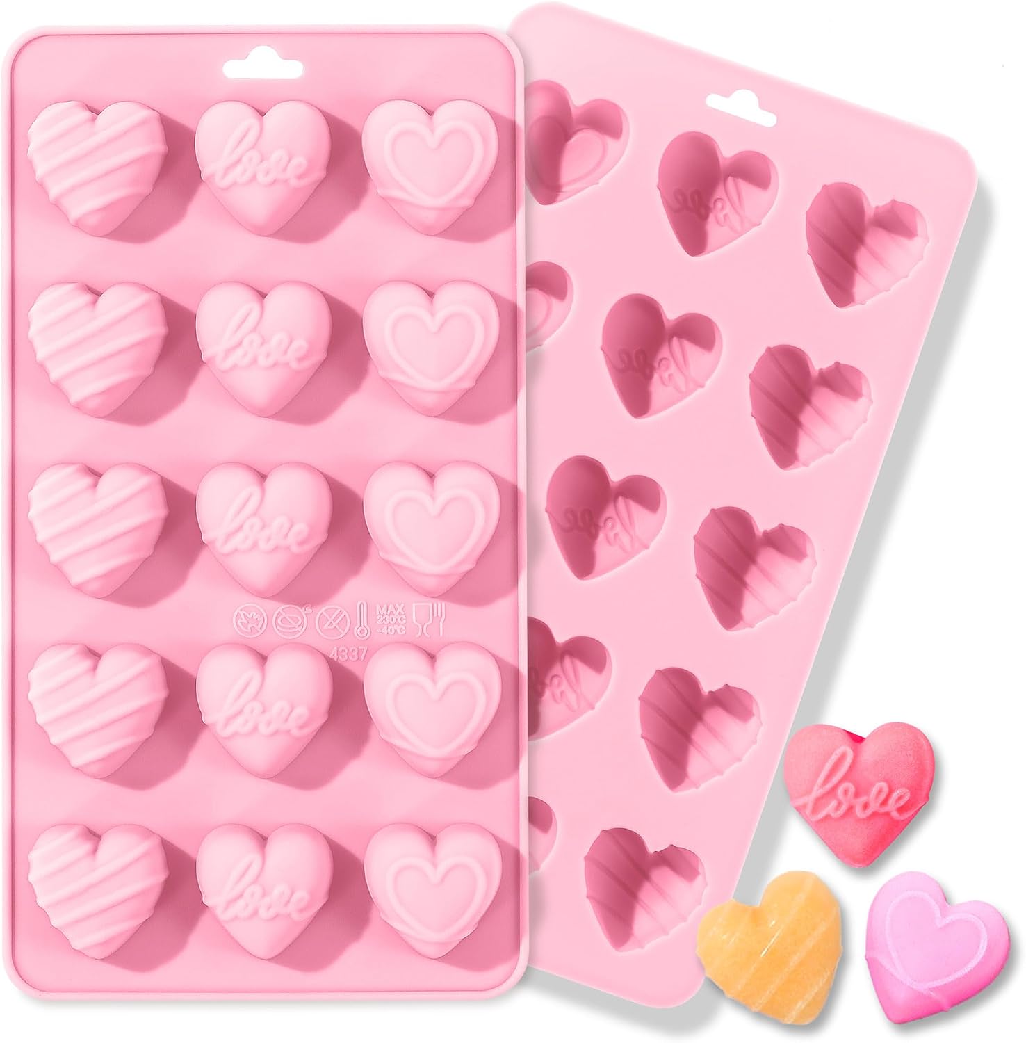 Heart Silicone Molds,Heart Cho - Eco Soap 评论和价格