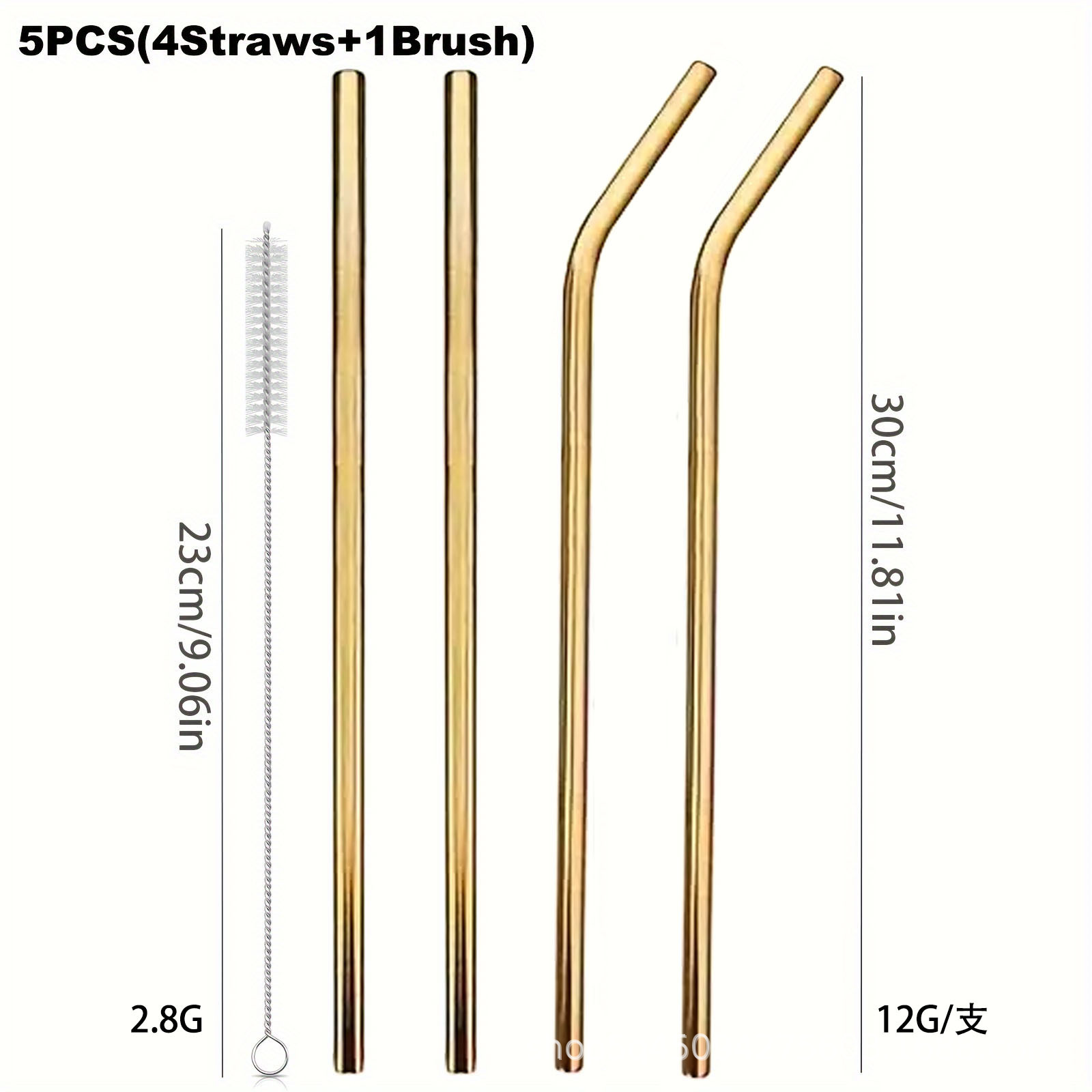 30cm Straws Reusable Stainless - Reusable Straw 评论和价格