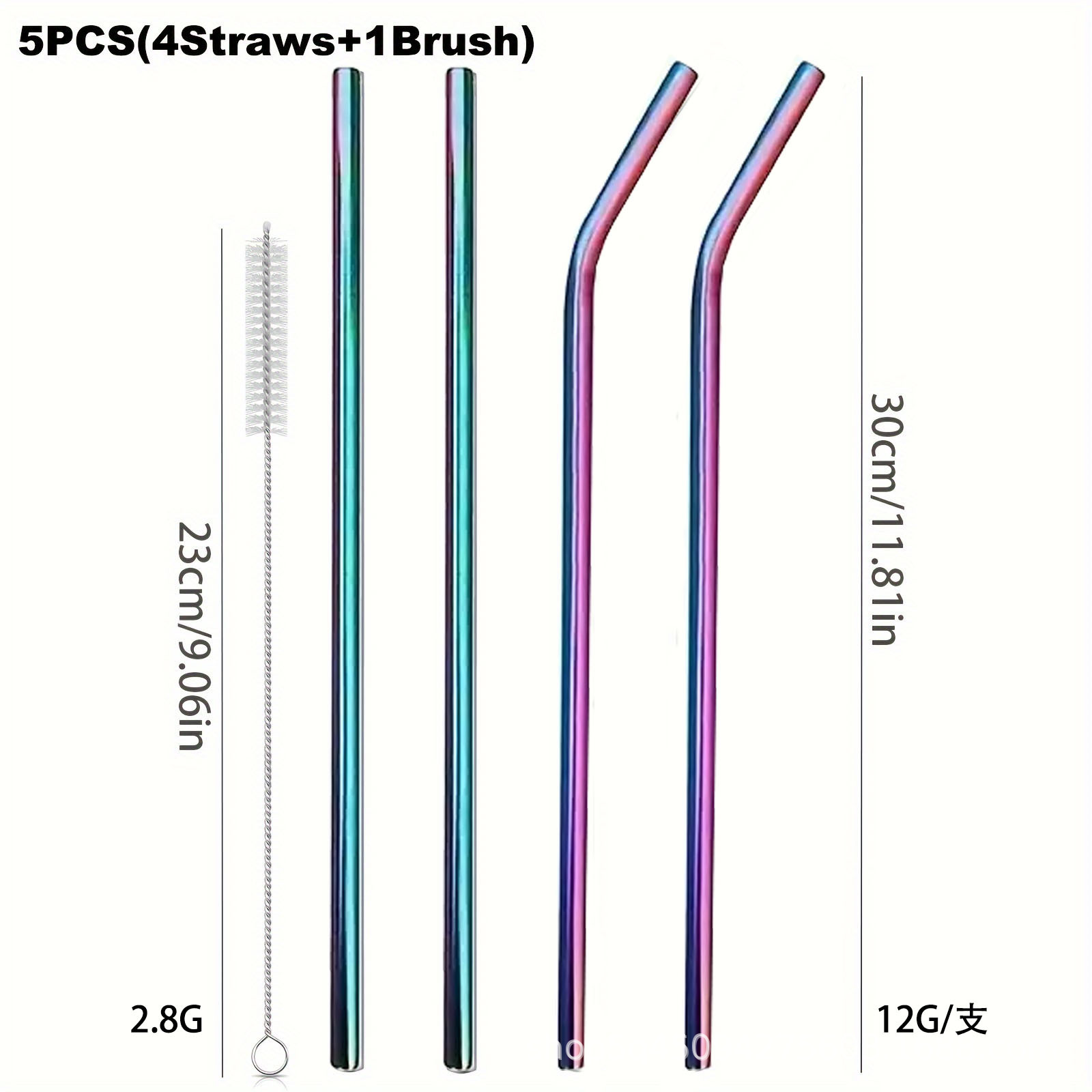 30cm Straws Reusable Stainless - Reusable Straw 评论和价格
