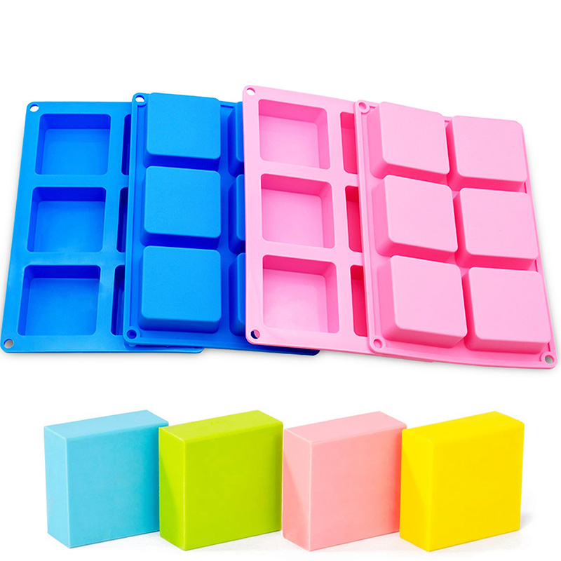Square Soap Molds 6-Cavity Non - Eco Soap 评论和价格