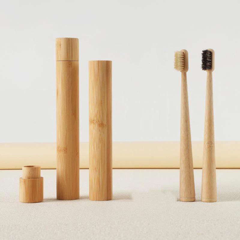 1Pc/4Pcs Horse Bristle Bamboo  - Bamboo Toothbrush 评论和价格