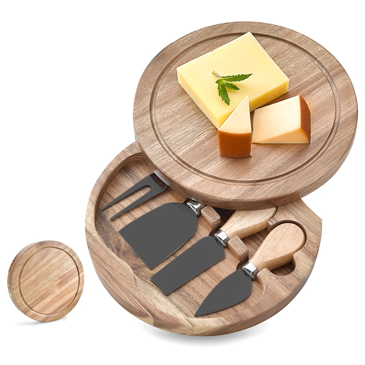 Cheese Knives Set for Charcute - Bamboo Cutlery 评论和价格