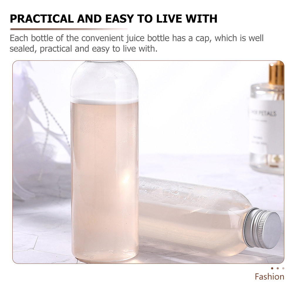 8Pcs Aluminum Cap Juice Bottle - Reusable Bottle 评论和价格