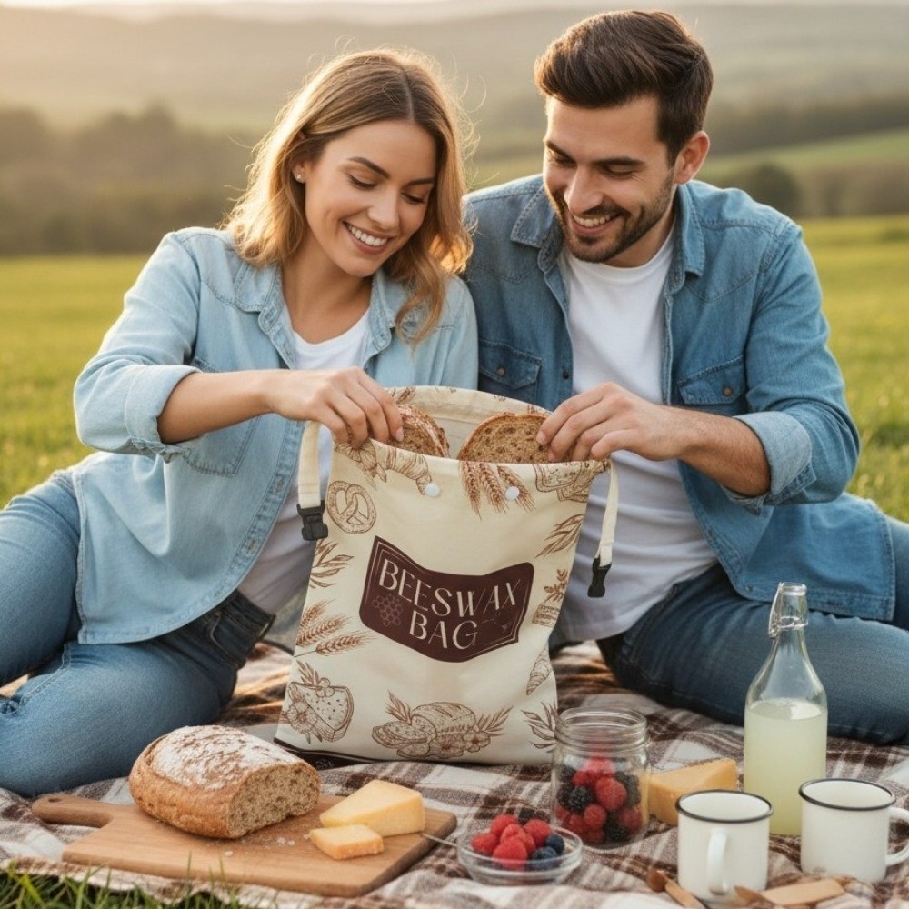 Reusable Beeswax Bread Bags Be - Reusable Bag 评论和价格