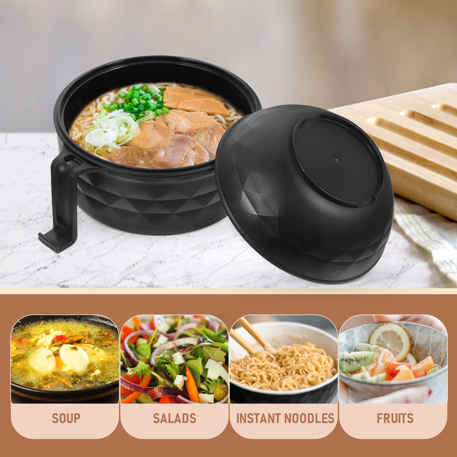 Straw Bento With Lid Multi-Fun - Reusable Straw 评论和价格