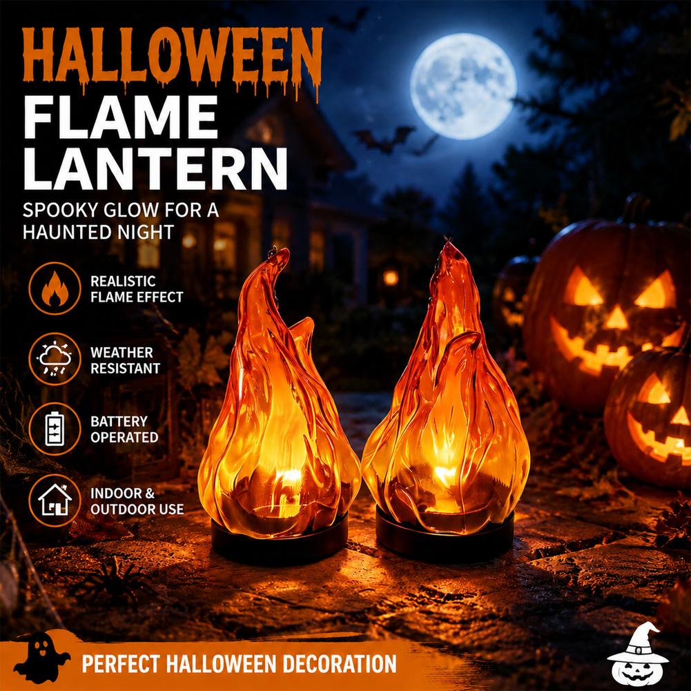 Solar Flame Hanging Lantern Li - Solar Garden Light 评论和价格