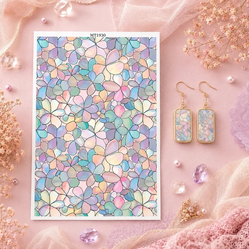Stained Glass Flower Polymer C - Beeswax Wrap 评论和价格