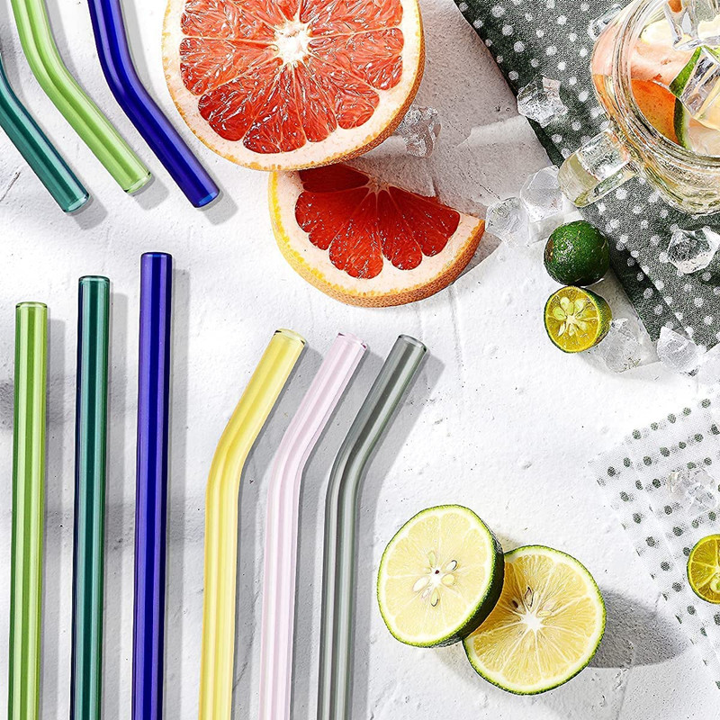 Reusable Glass Straws Eco-frie - Reusable Straw 评论和价格